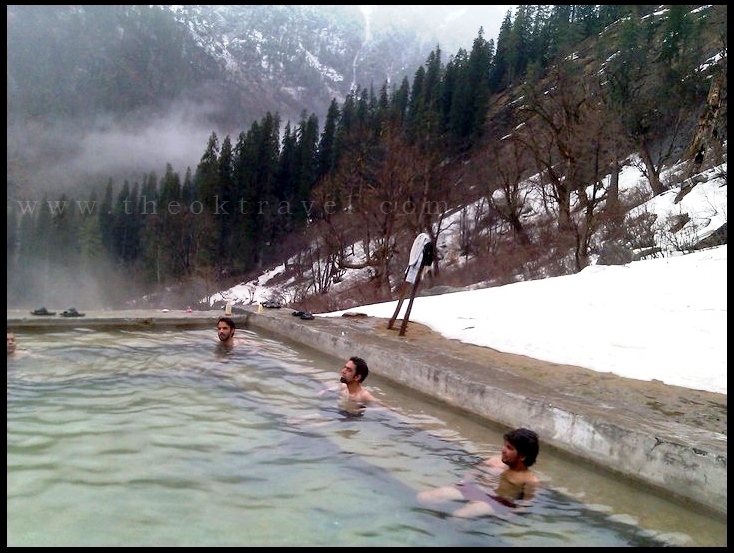 Warmth of Kheer Ganga hot sulfur spring