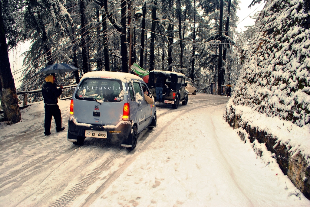 Spiti Road Closed, Snow Blanket in Shimla