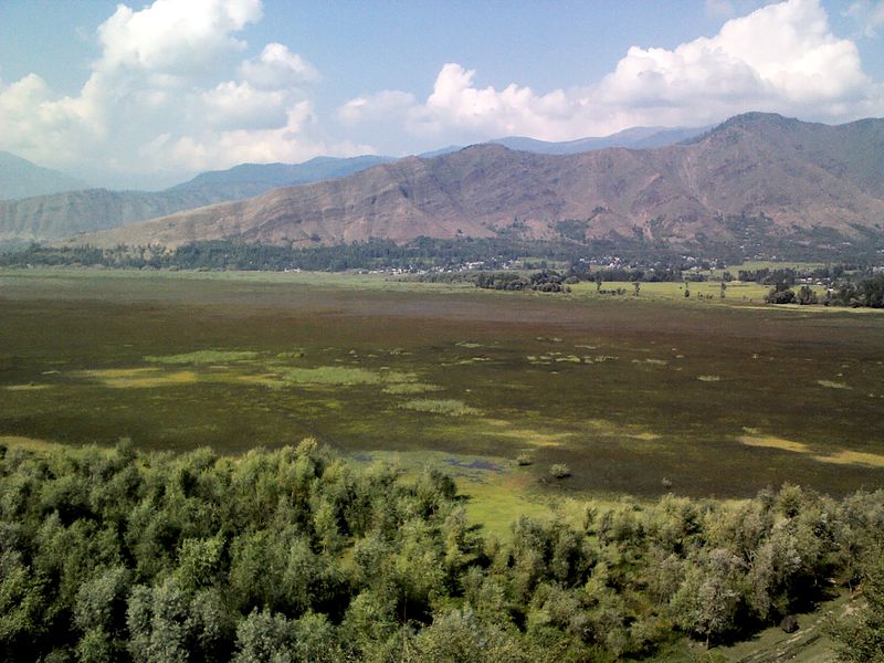 Wular lake seen from Saderkote Park