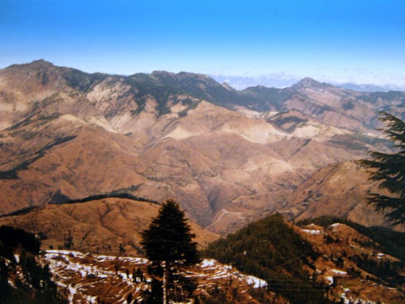 Himalayas from Chharabra