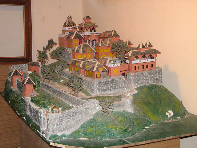 Model of Kangra Fort