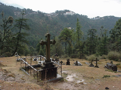 Oakover Cemetery in Shimla