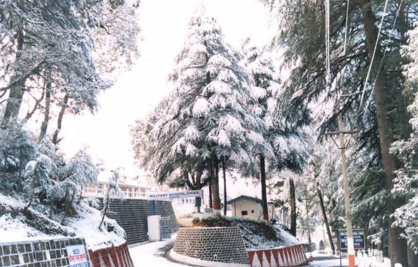 Rashtriya Military School, Chail (Main Gate - During Winters)